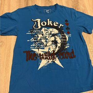 Blue Joker Graphic T-Shirt